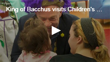 King of Bacchus, J.K. Simmons, visits Children's Hospital; click for video